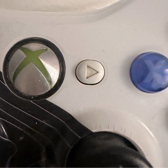 Xbox 360 Dragon Age Wireless Controller Limited Edition Black White Working - Picture 10 of 10